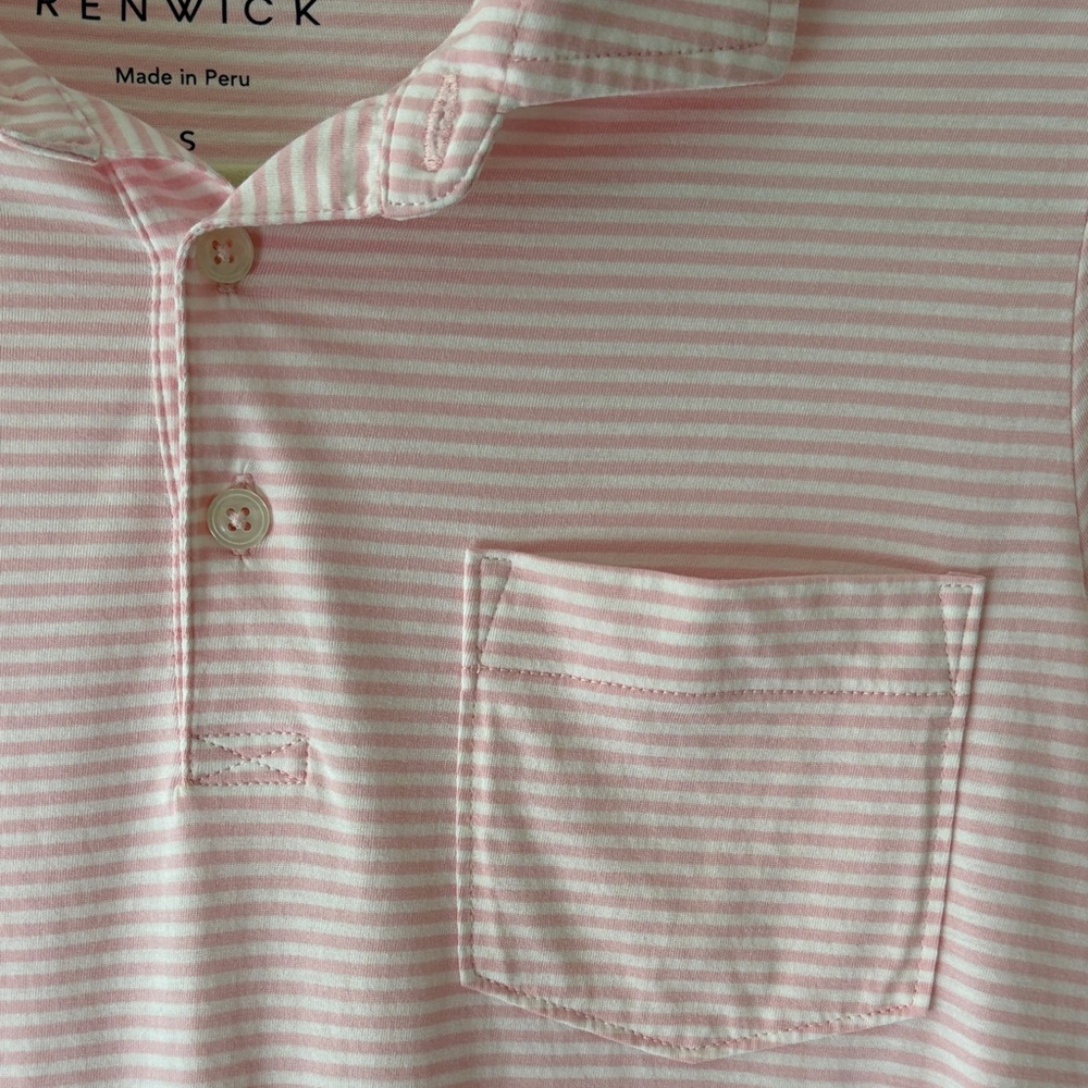 The Renwick Striped Pima Cotton Polo Small S - Picture 9 of 11